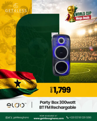 Eldo Party Box 300watt BT FM Rechargeable