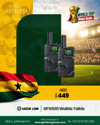 Green Lion GPX600 Walkie Talkie - Black