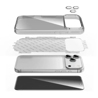Green Lion Quad Protection Pack Privacy for iPhone 17 Pro - Clear