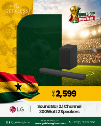 LG Sound Bar 2.1 Channel 300Watt 2 Speakers