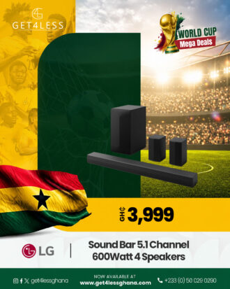 LG Sound Bar 5.1 Channel 600Watt 4 Speakers