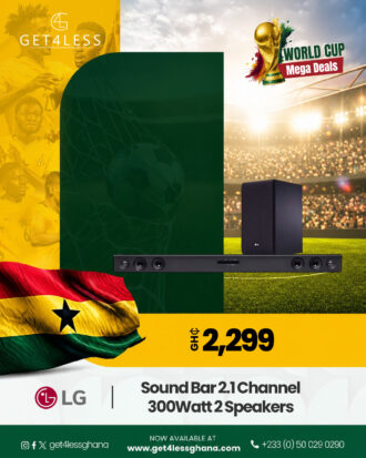 LG Sound Bar 2.1 Channel 300Watt 2 Speakers