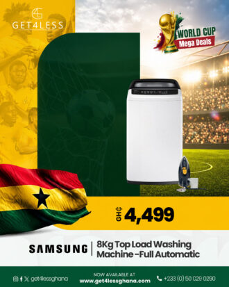 Samsung Washing Machine 8kg Top Load Full Automatic with Haley iron gift