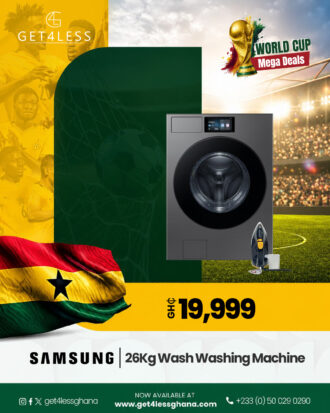 Samsung Washing Machine 26Kg Wash with Haley iron gift