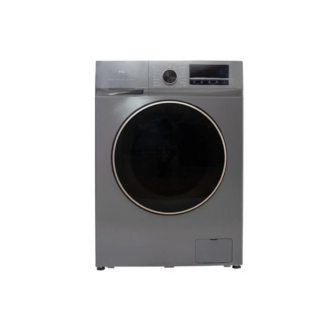 TCL Washing Machine 9Kg Front Load Full Automatic Silver with Haley iron gift