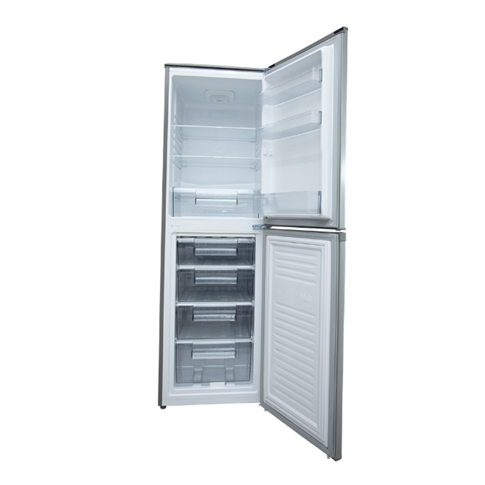TCL Bottom Fridge 142Ltr Fast Cooling, 5 Temp Level, Silver - Image 4