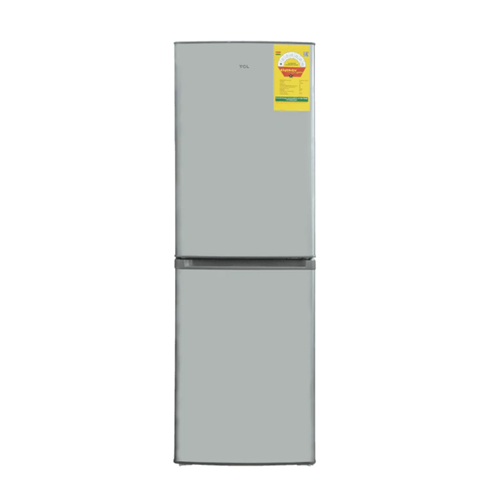 TCL Bottom Fridge 142Ltr Fast Cooling, 5 Temp Level, Silver