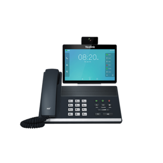 Yealink VP59 Smart Video IP Phone-16 VoIP Accounts 8.0 Color Touch Screen 802.11ac WiFi 802.3af PoE