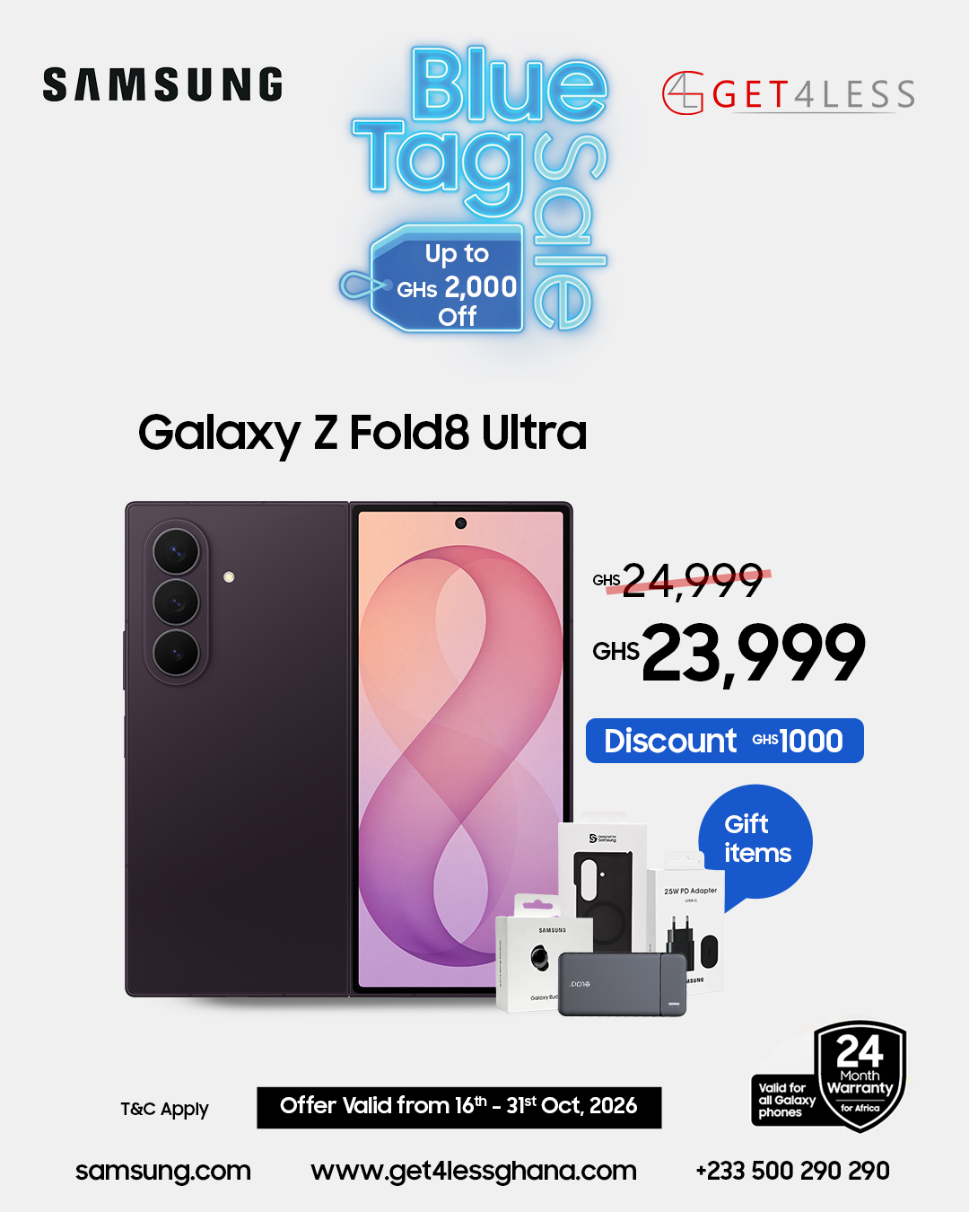 Samsung Galaxy Z Fold 8 Ultra 256GB 12GB RAM