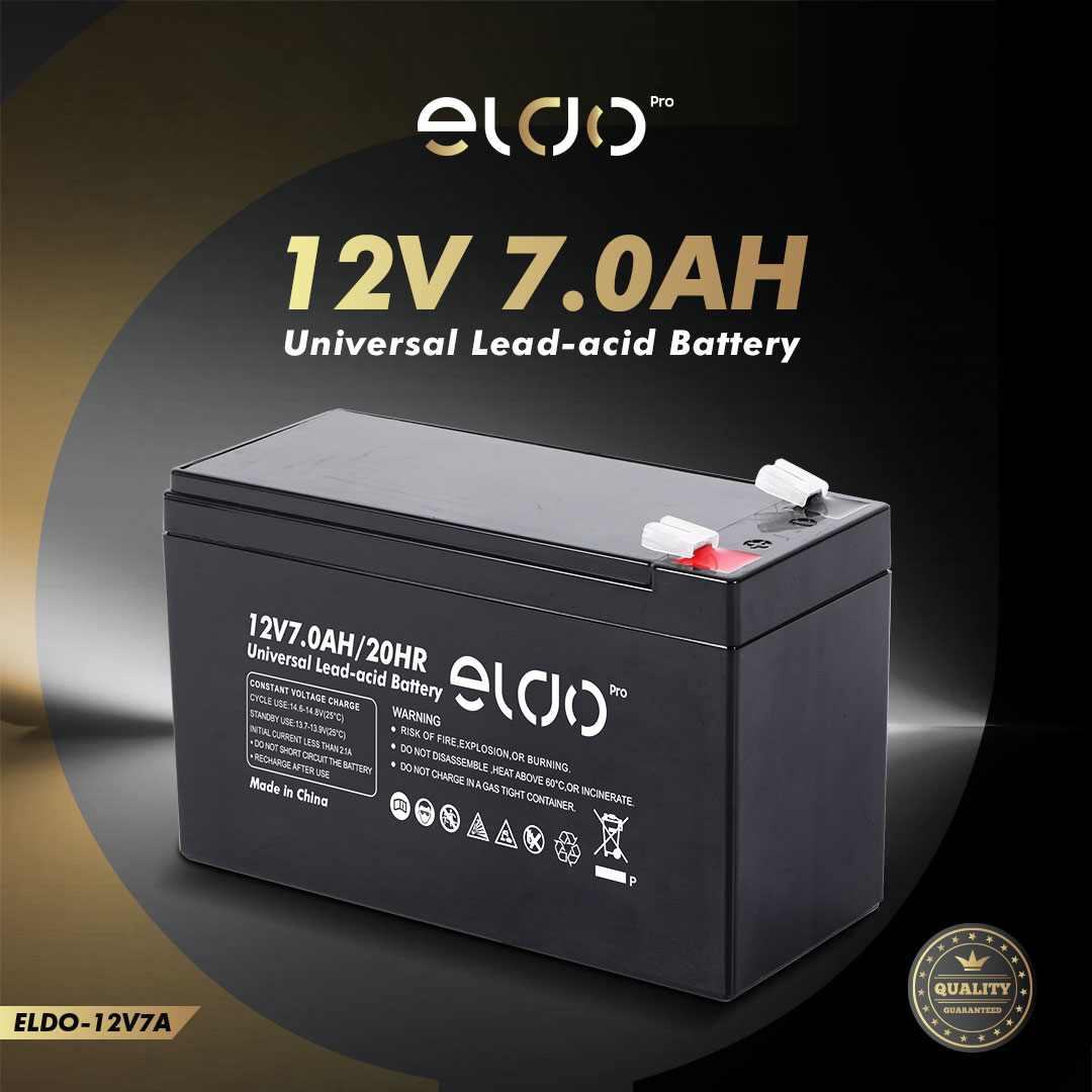 Eldo UPS Battery 12V 7A With Color Box - Image 2