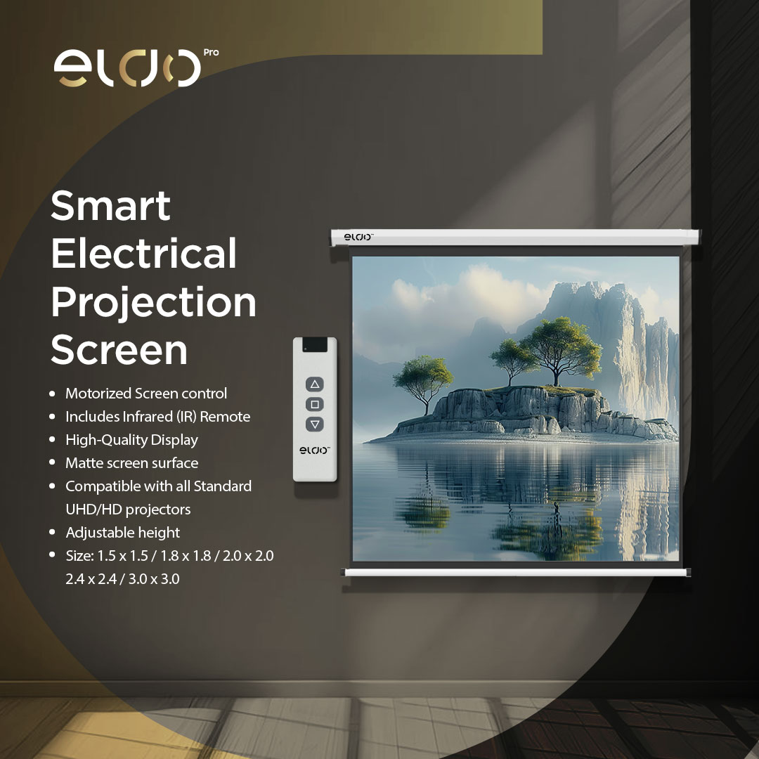 Electric Screen Projector 150*150 - Image 2