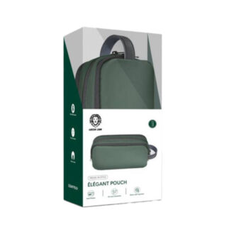 Green Lion Elegant Pouch - Dark Green
