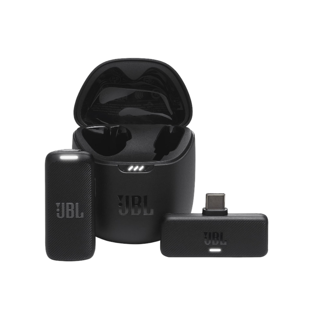 JBL Quantum Stream Wireless Wearable USB-C Microphone - Black
