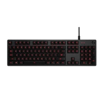 Logitech G413 Mechanical Keyboard Wired Carbon Red Led