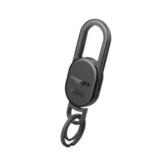 Promate Smart Carabiner Keychain with Apple Find My Precision Locator