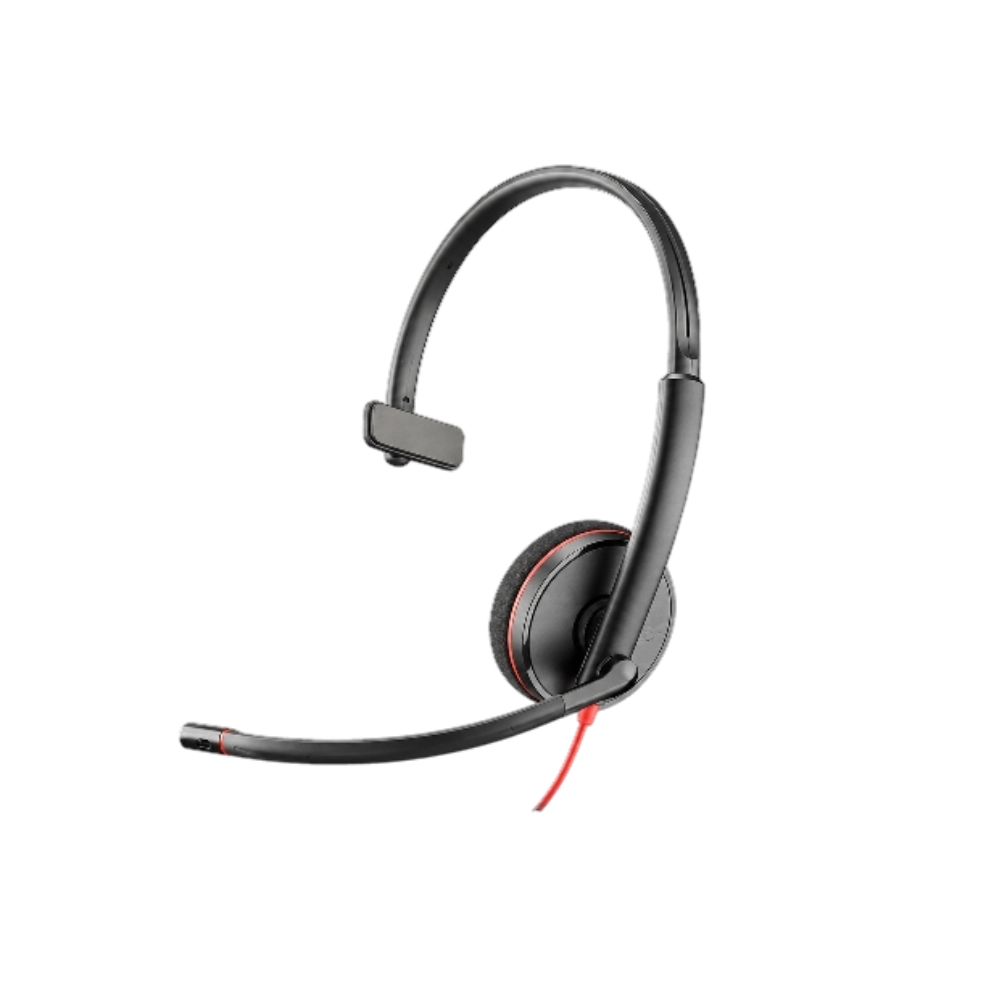 HP Poly Blackwire 3210 Wired Headset