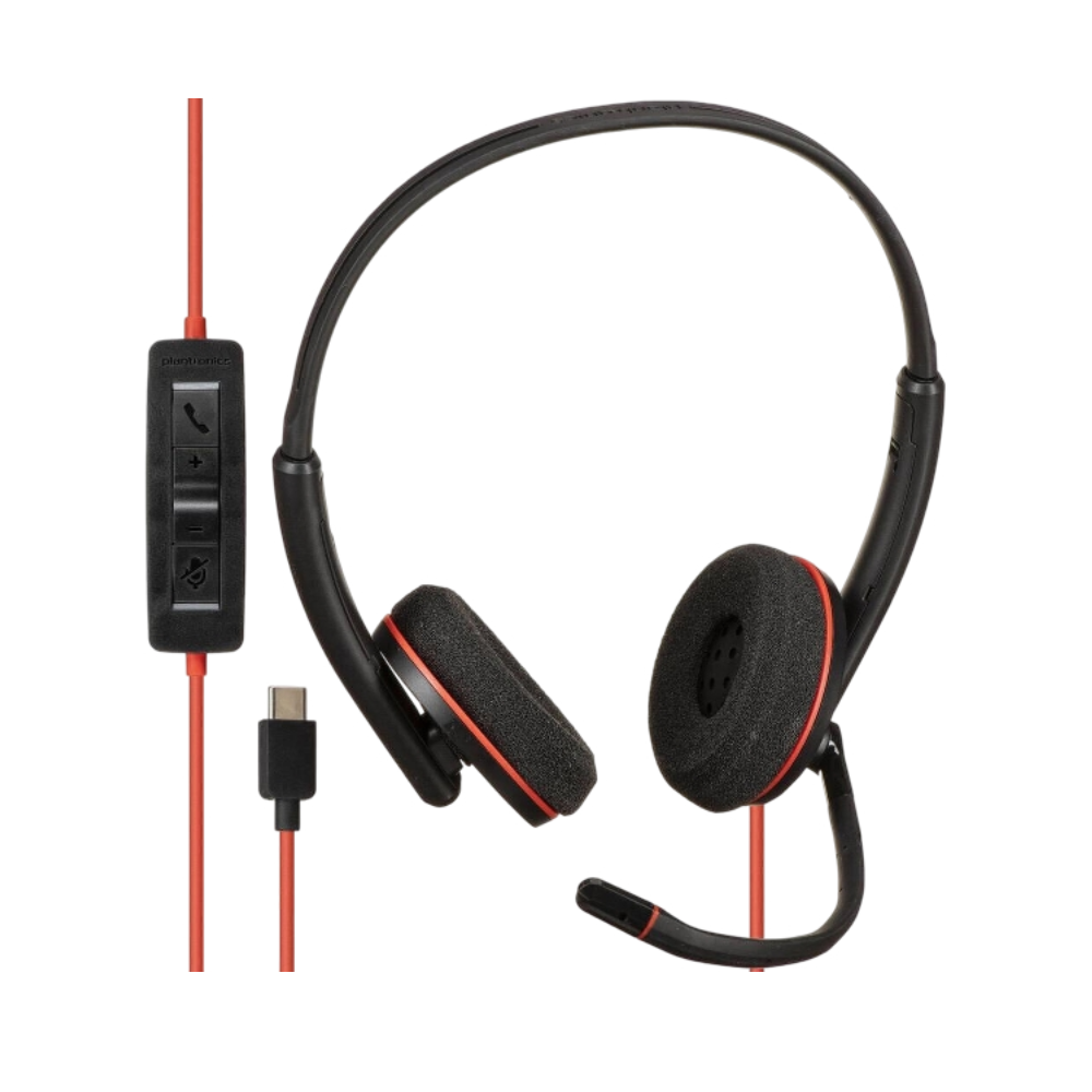 Poly Blackwire 3220 Wired Headset with Mic - Image 2
