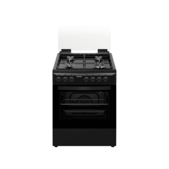Eldo Gas Cooker 4 Burner 60X55Cm Black Oven Grill