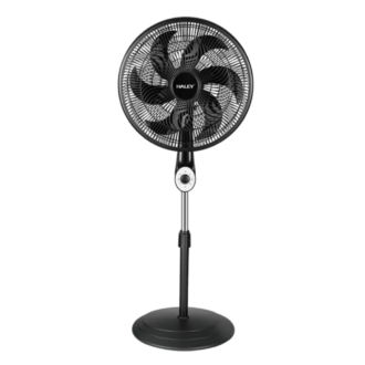 Haley 18  Standing Fan 6 Blade  Black 3 in 1