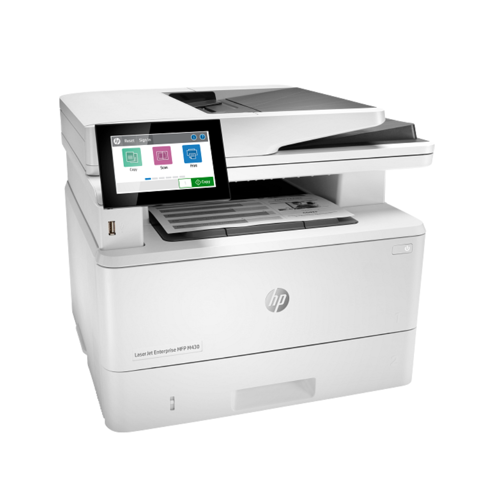 HP LaserJet Enterprise MFP M430f-Color Print Scan Copy Fax Duplex A4 59A Toner Up to 20ppm White - Image 3