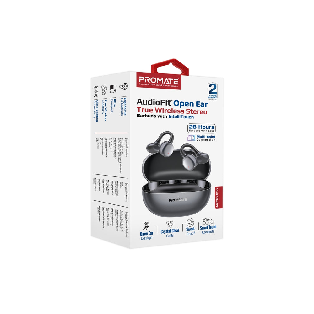 Promate AudioFit Open Ear True Wireless Stereo Earbuds with IntelliTouch - Image 2