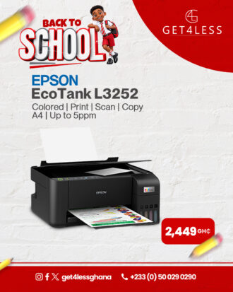 Epson EcoTank L3252 Print Scan Copy Colour Printer