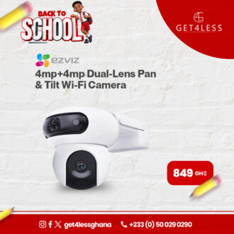 EZVIZ 4mp+4mp Dual-Lens Pan & Tilt Wi-Fi Camera