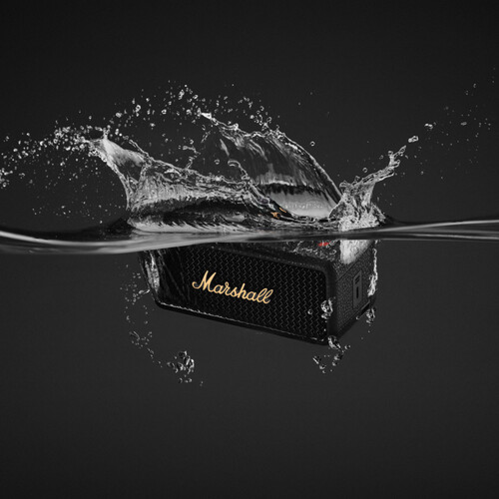 Marshall II Willen Compact Portable Wireless Speaker - Black - Image 4