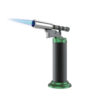 Green Lion Jet Flame Pro Windproof Lighter - Black
