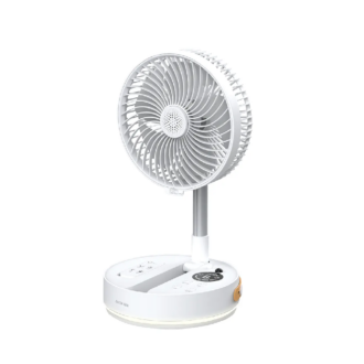 Green Lion ROVIO 8 Inches Folding Fan- White
