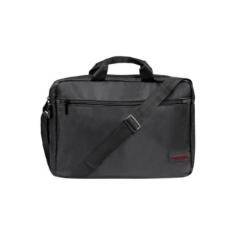 Promate Premium Lightweight Messenger Bag for Laptops up to 15.6 Inches with Front Storage Zipper