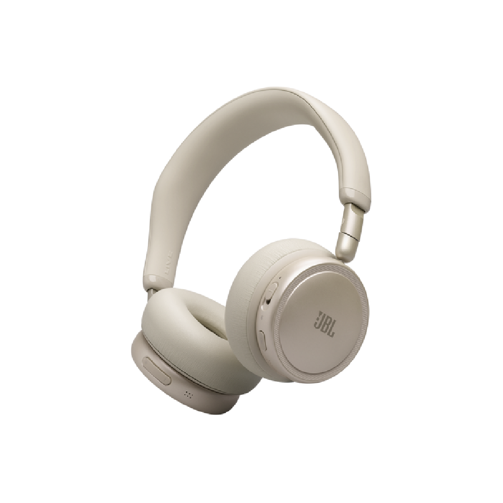 JBL Live 680NC Wireless On-Ear Noise Cancelling Headphones -Beige