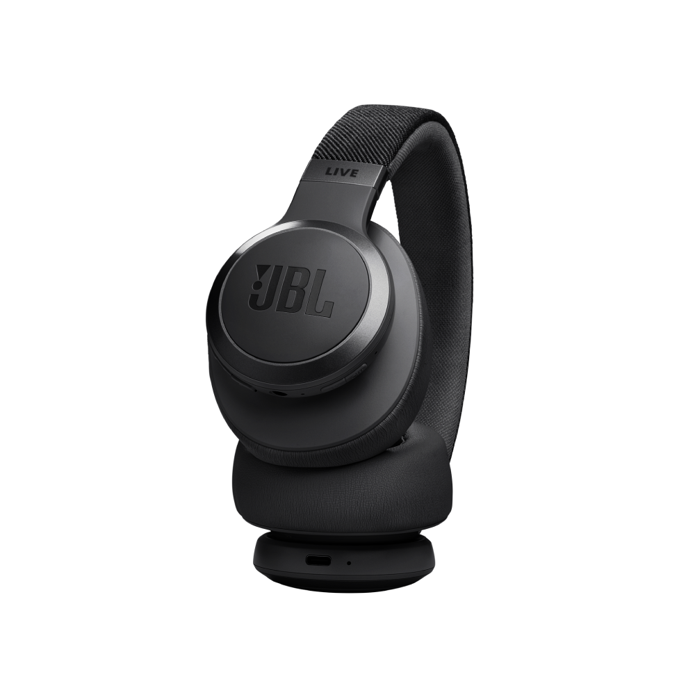 JBL Live 770NC Wireless Over-Ear Noise Cancelling Headphones - Black - Image 4