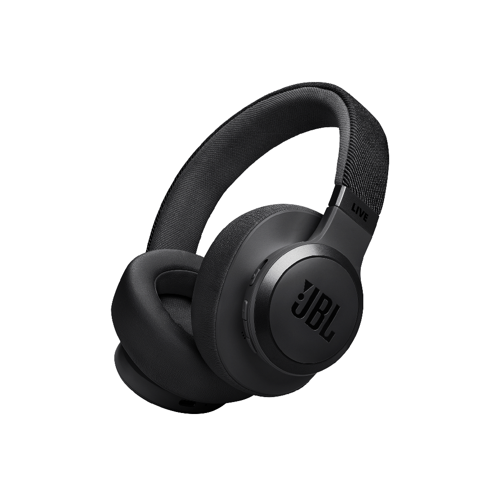 JBL Live 770NC Wireless Over-Ear Noise Cancelling Headphones - Black