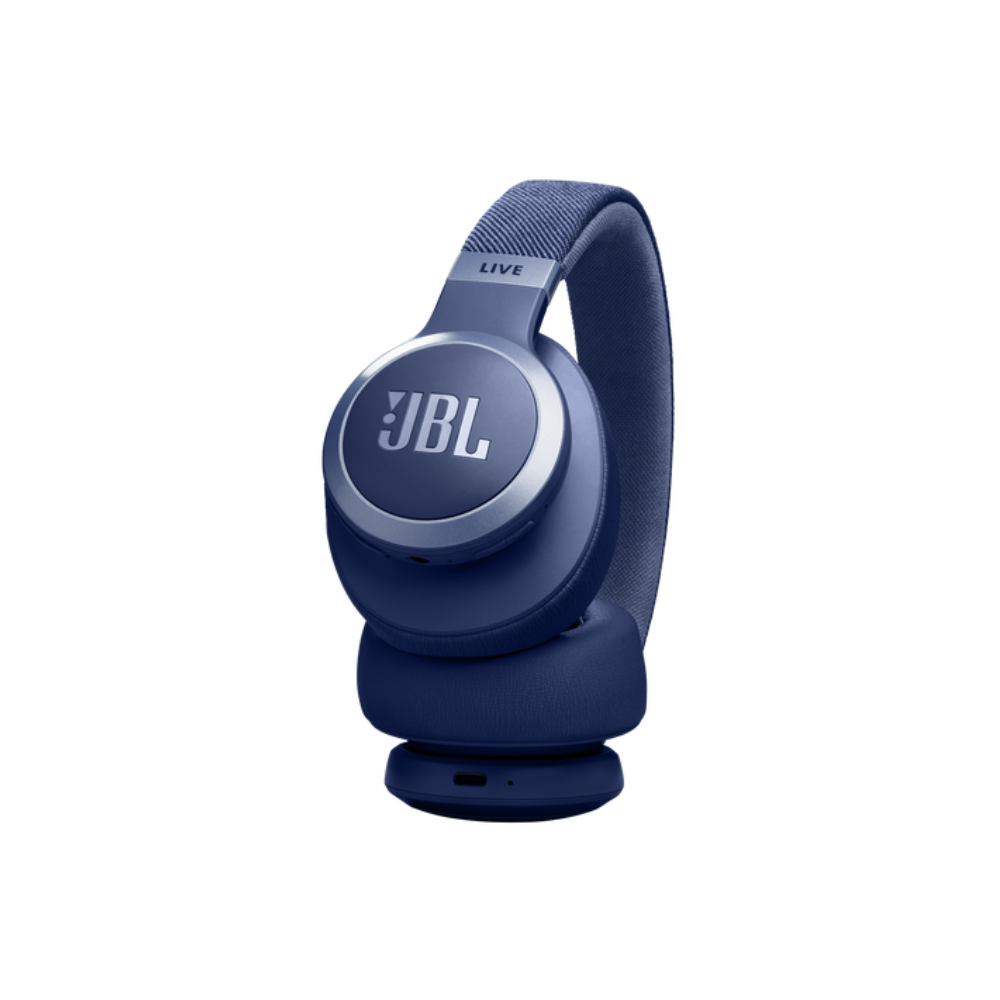 JBL Live 770NC Wireless Over-Ear Noise Cancelling Headphones - Blue - Image 5