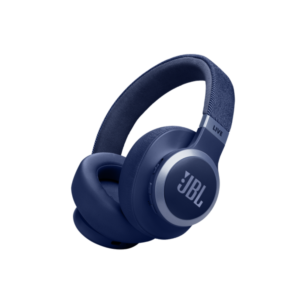 JBL Live 770NC Wireless Over-Ear Noise Cancelling Headphones - Blue - Image 2