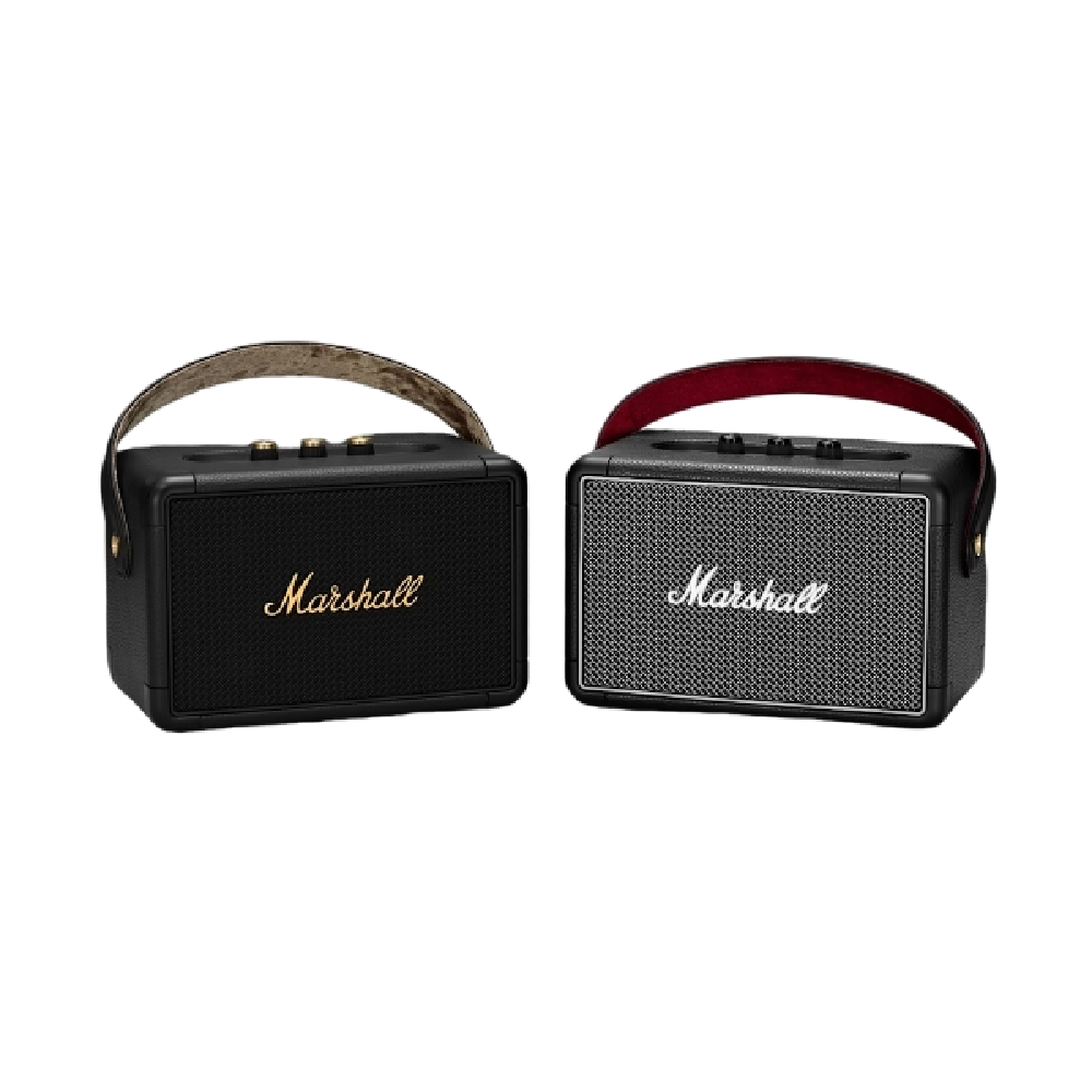 Marshall Kilburn II Wireless Stereo Speaker - Black - Brass - Image 5