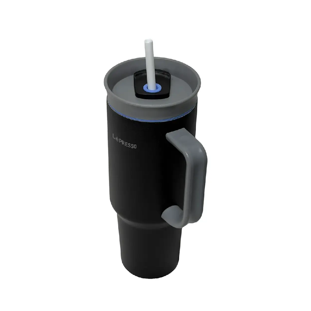 LePresso QuirkSip Insulated 1200ml Double Wall Vacuum Tumbler - Black - Image 2