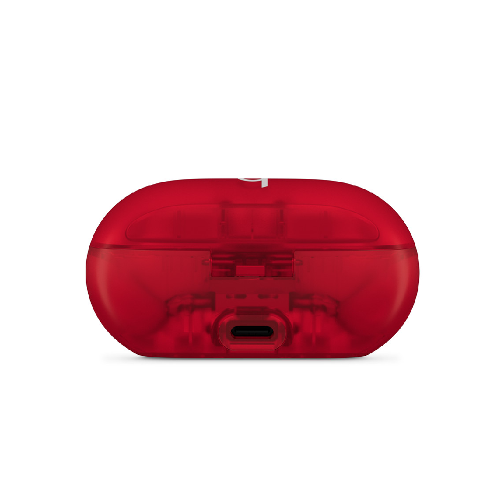 Beats Solo Buds Wireless Earphone - Transparent Red - Image 3