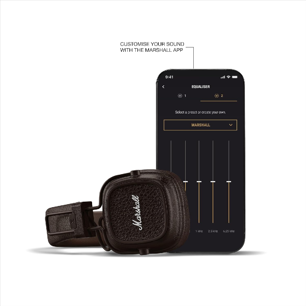 Marshall Major V Wireless On-Ear Headphone - Brown - Image 6