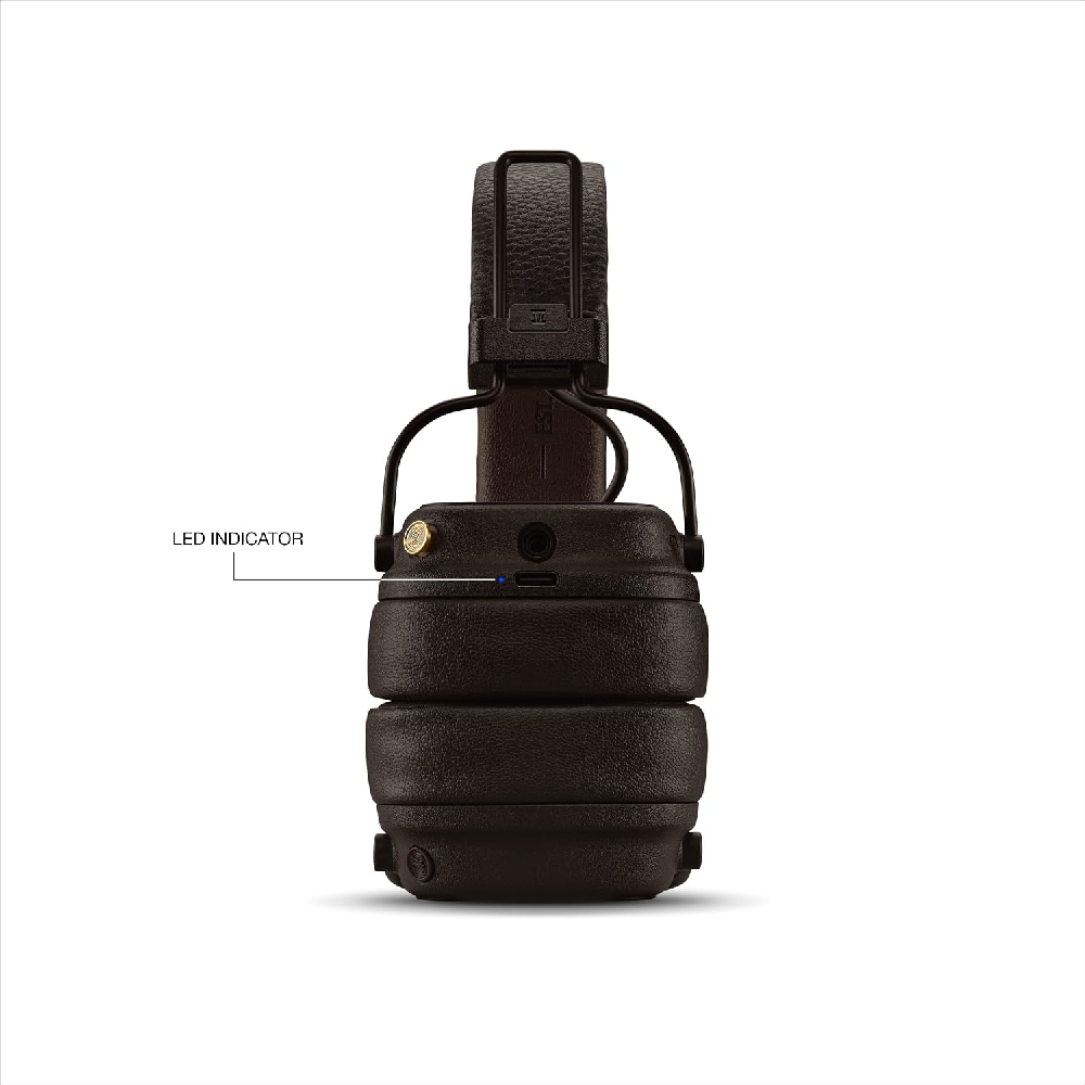 Marshall Major V Wireless On-Ear Headphone - Brown - Image 4