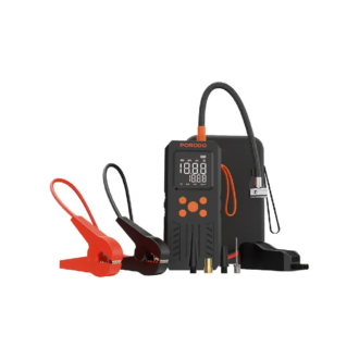 Porodo 4-In-1 Multi-Tool Inflator Jump Starter with 150PSI Auto-Stop and SOS Lighting - Black