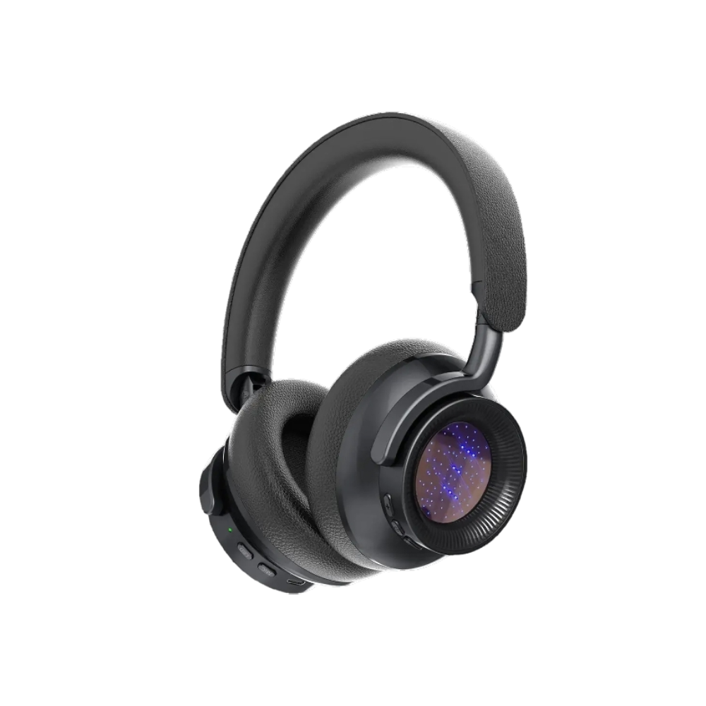 Powerology Astro 600mAh Hybrid ANC Wireless Headphone - Khaki