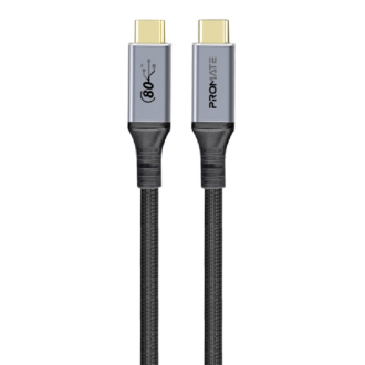 Promate High-Speed 80Gbps USB4 Cable with 240W PD Support