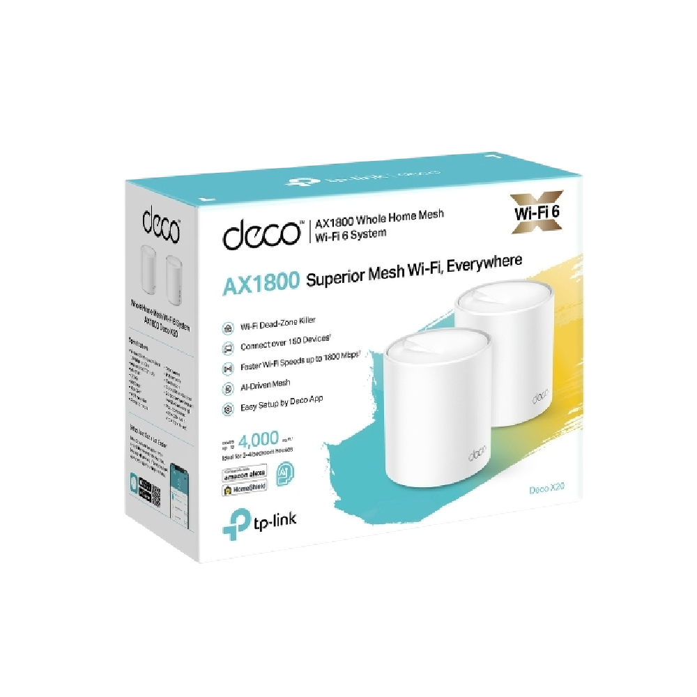 TP-Link AX1800 Whole Home Mesh Wi-Fi 6 System - Image 3