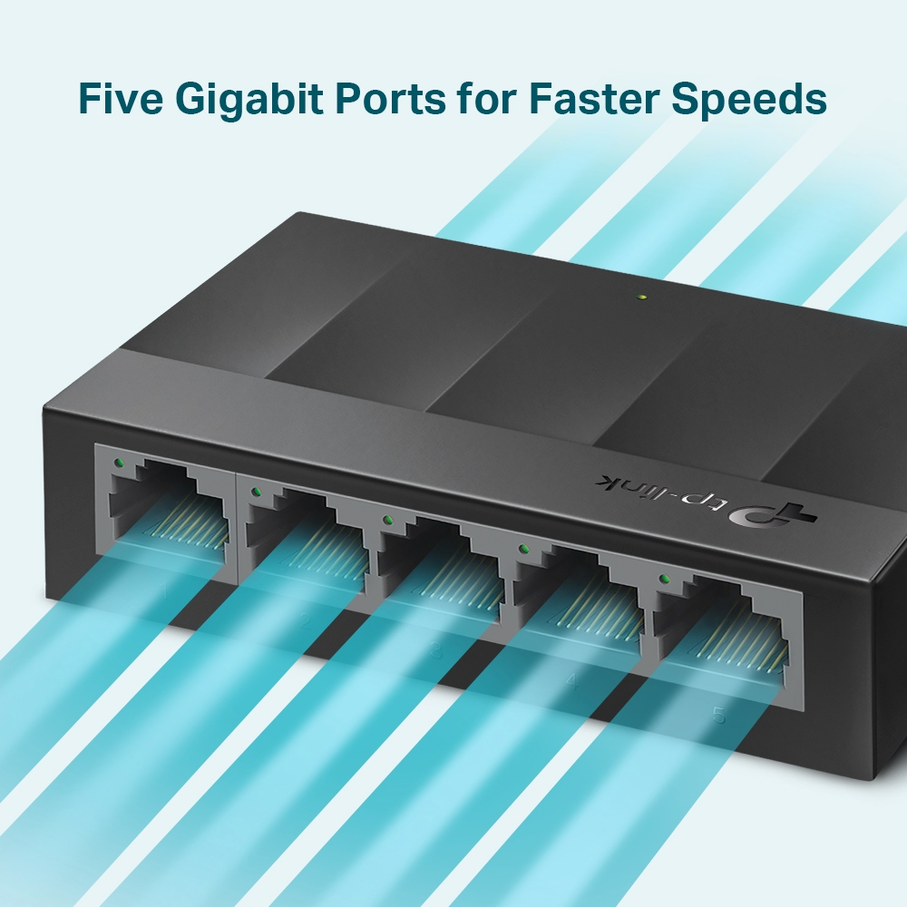 TP-Link 5-Port Desktop/Wallmount Gigabit Switch - Image 2