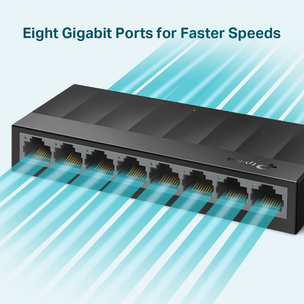 Tp-Link 8-Port Desktop/Wallmount Gigabit Switch - Image 2