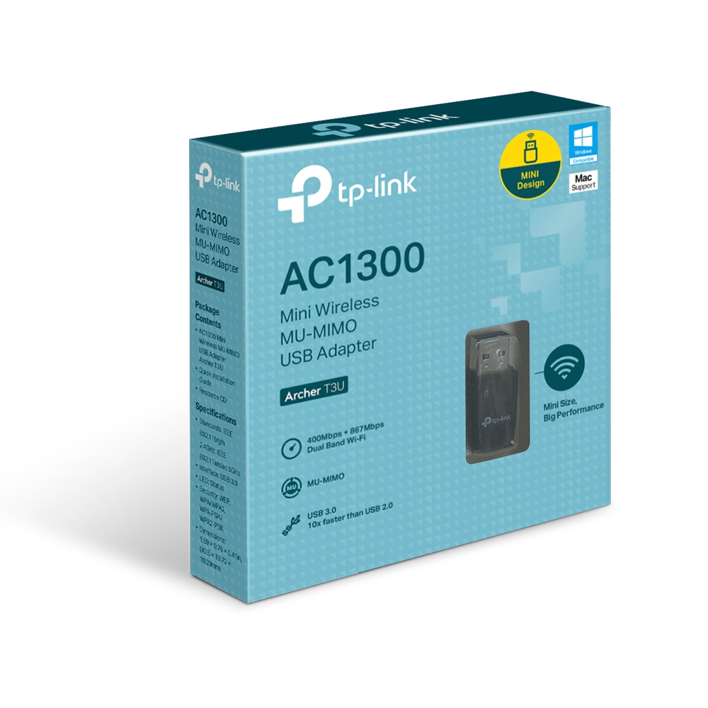 TP-Link AC1300 Mini Wireless MU-MIMO USB Adapter - Image 2