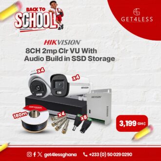 Hikvision 8 CH 2mp Clr VU With Audio Build in SSD Storage
