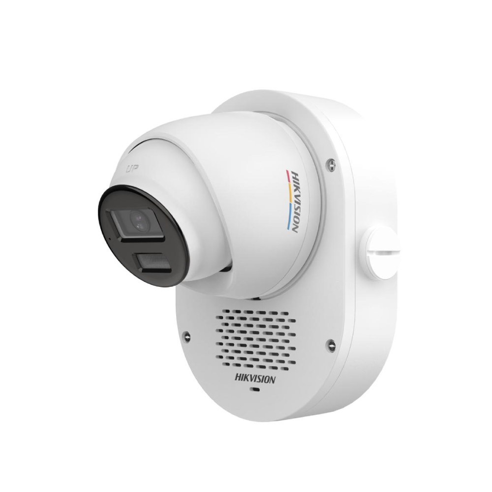 Hikvision 2MP SoundMax Two Way Audio & Siren Fixed Turret Camera
